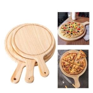10 inch Wooden Pizza Plate Fruit Plate Snacks Plate Serving Plate